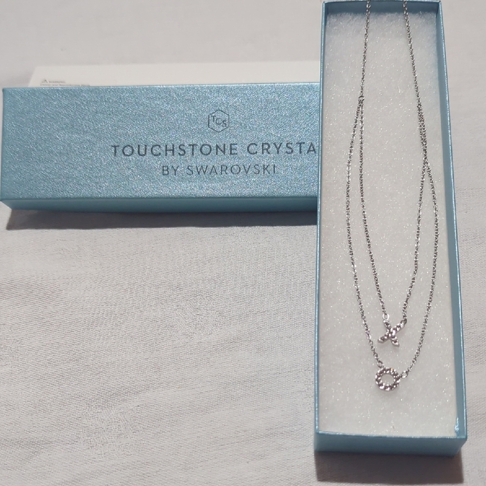 Touchstone Crystal Silver Necklace